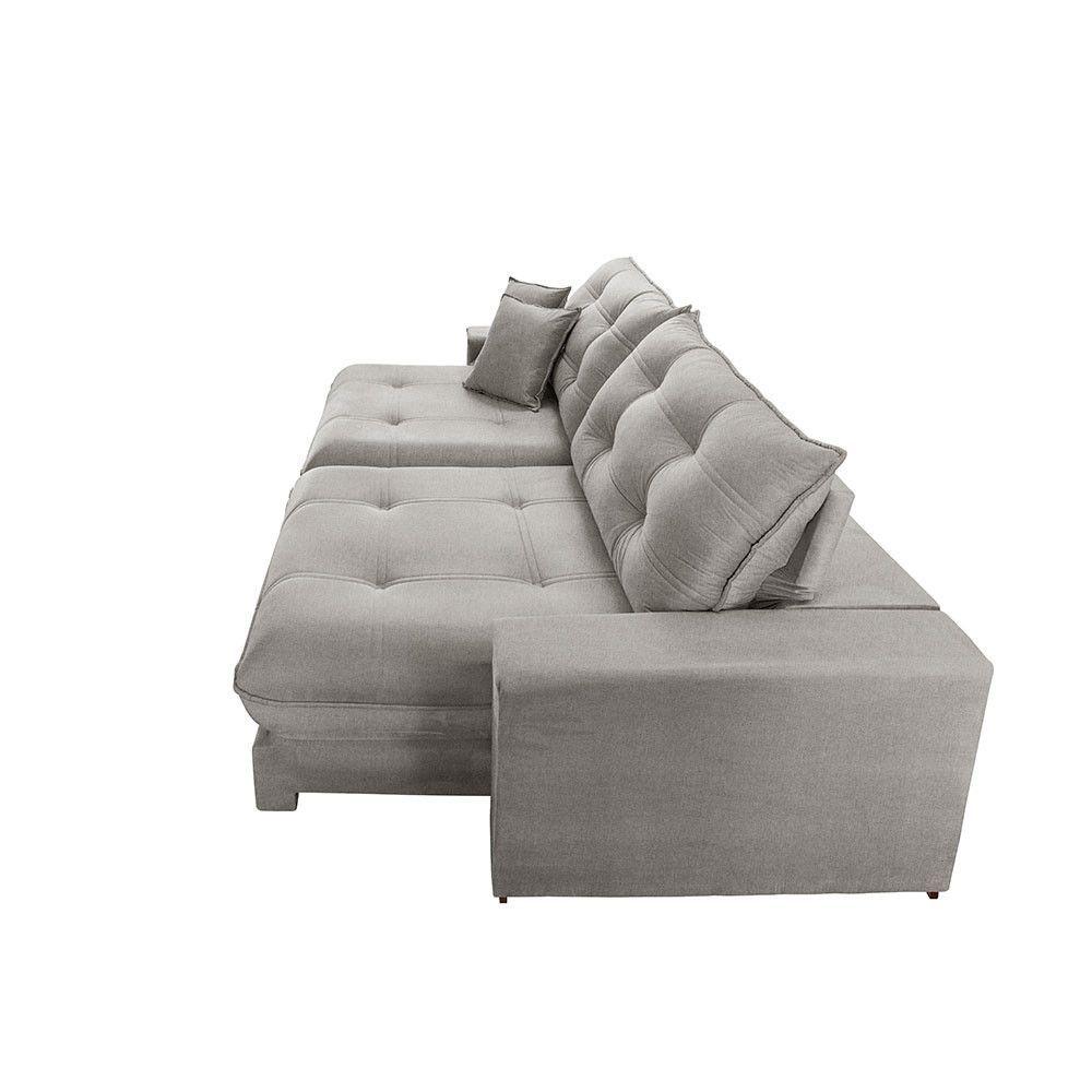 Sofá Duque Dois Módulos De 100cm B25cm Meu Sofá Online A230 Linho Cinza