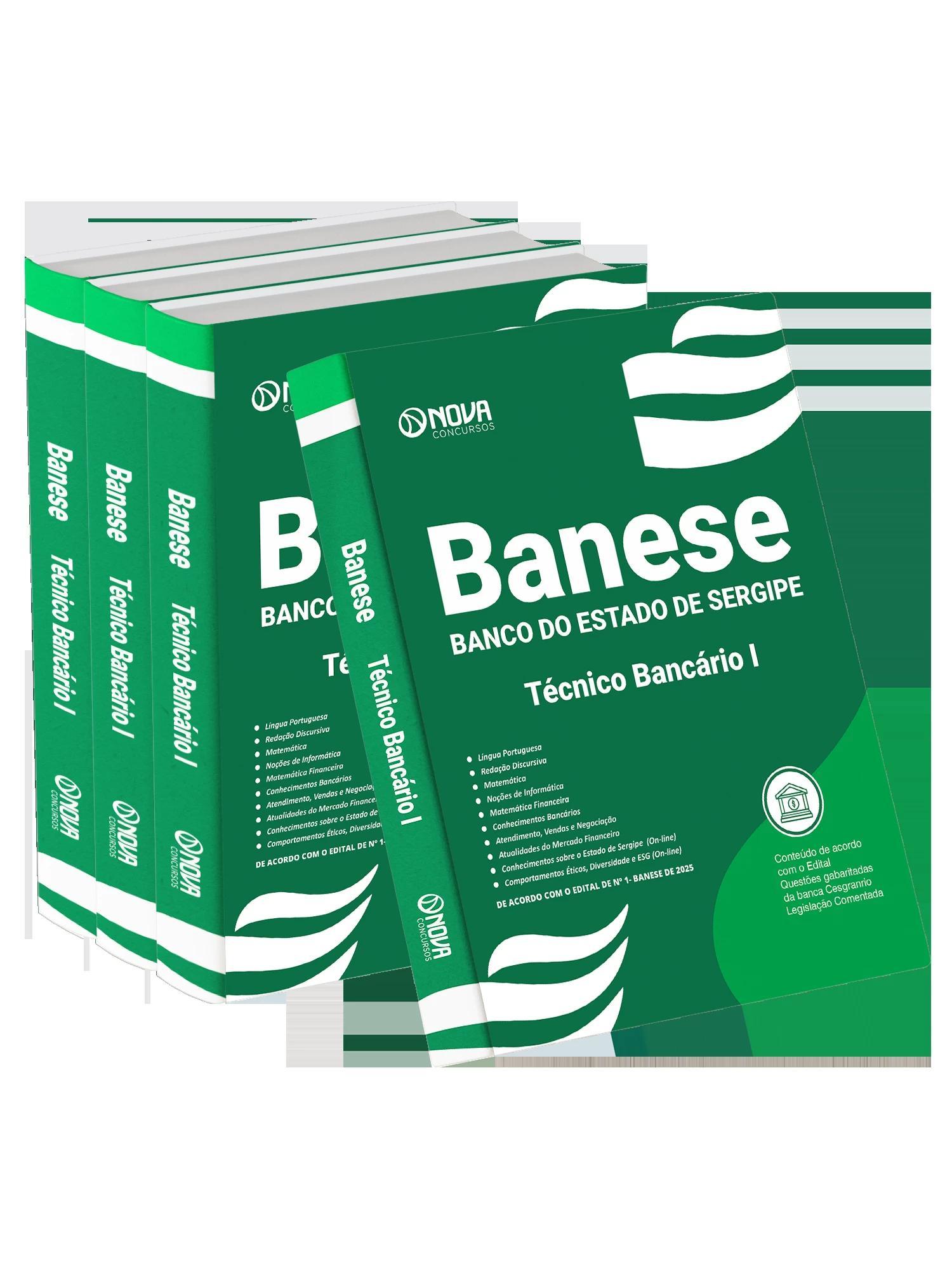 Miniatura Apostila Banese 2025 - Técnico Bancário I