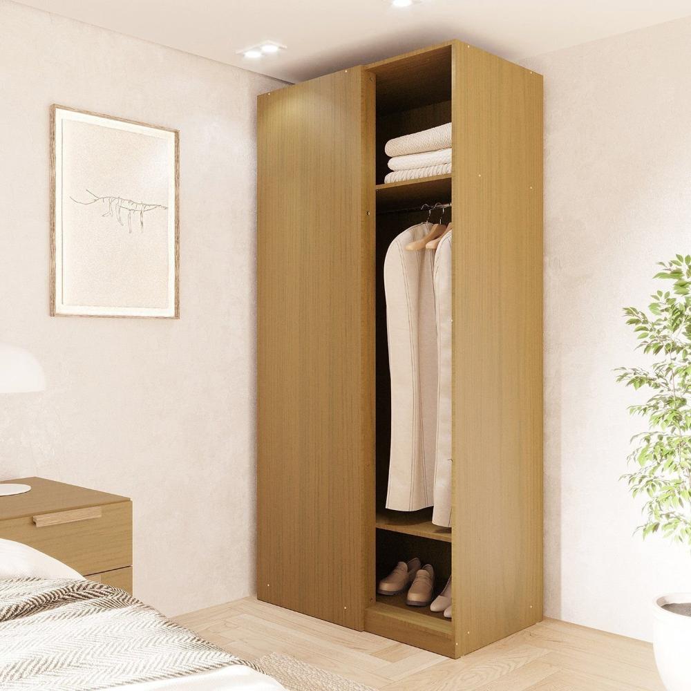 Miniatura Módulo de Canto Linear Closet sem Porta Jade Cabecasa Madeiramadeira Avelã