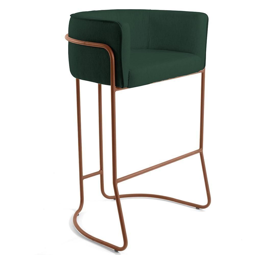 Miniatura Banqueta Cobre Betina D02 Verde Musgo C-117