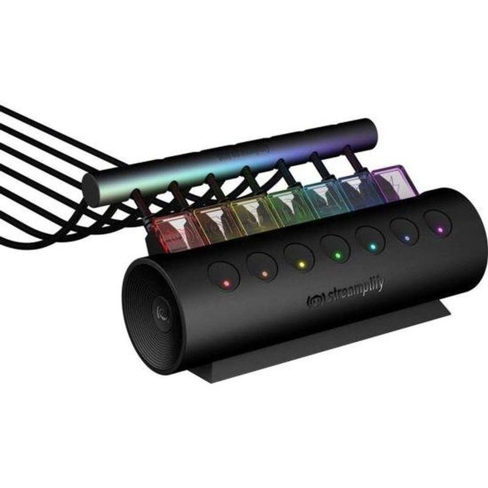 Hub Usb 7 Portas 3.0 Streamplify Ctrl 7 Preto Rgb