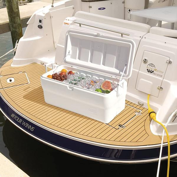 Miniatura Caixa Térmica - Cooler Rubbermaid 96,5L Marine Branco 96,5L - 47 - branco - IMPORTADO DOS ESTADOS UNIDOS - 100 - Poliuretano - Caixa