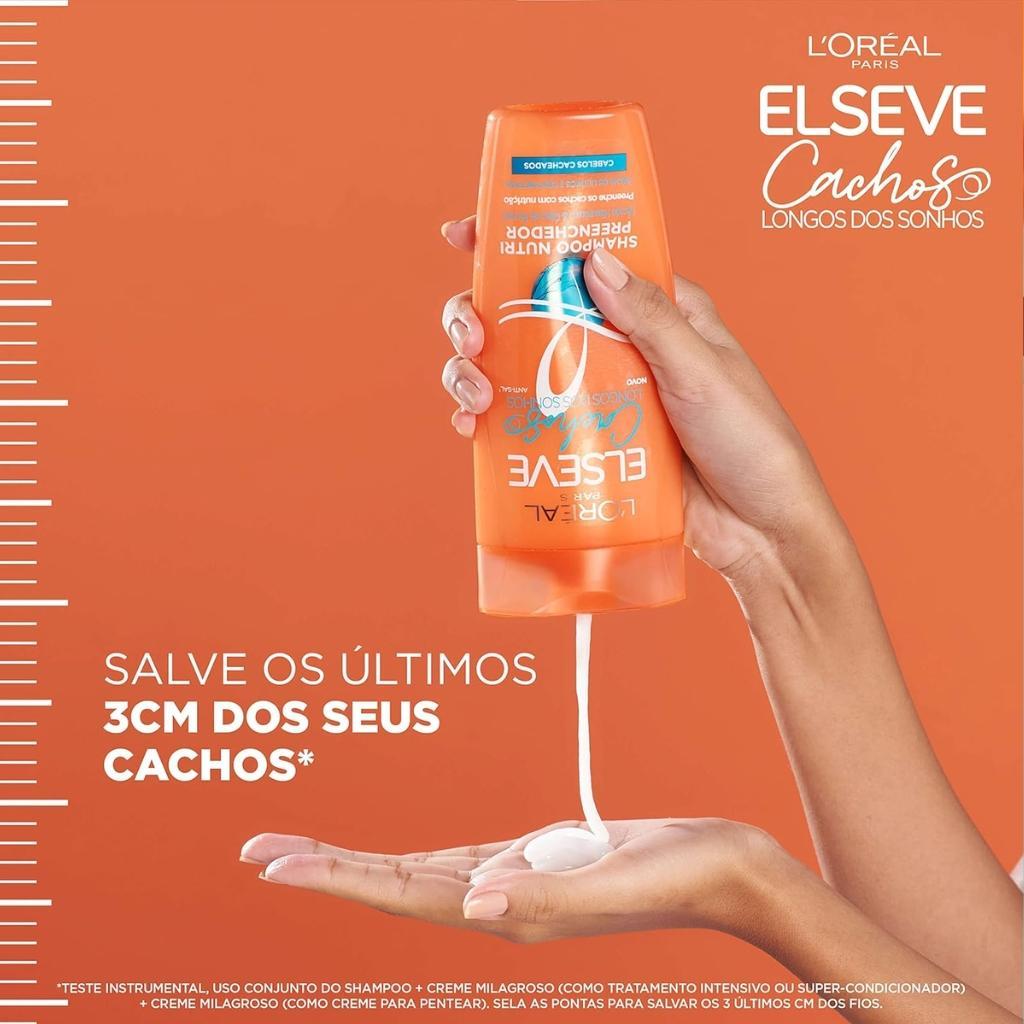 Miniatura Kit Elseve Cachos Dos Sonhos Sh 400Ml+Cond 400Ml+Cr Pt 500Ml