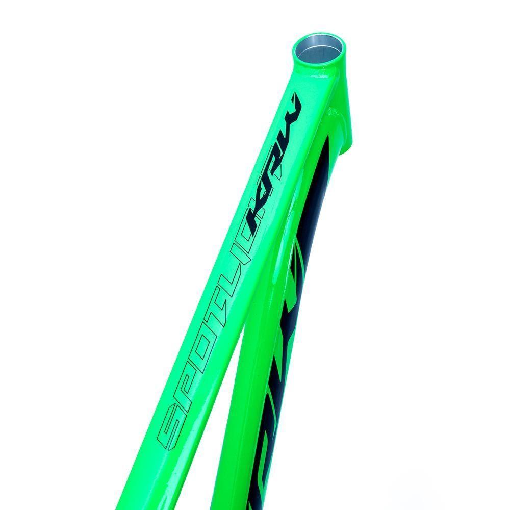 Miniatura Bicicleta Aro 29 Krw Alumínio Shimano 24 Vel Freio A Disco Suspensão S4 Verde-Preto 15.5 Verde-Preto