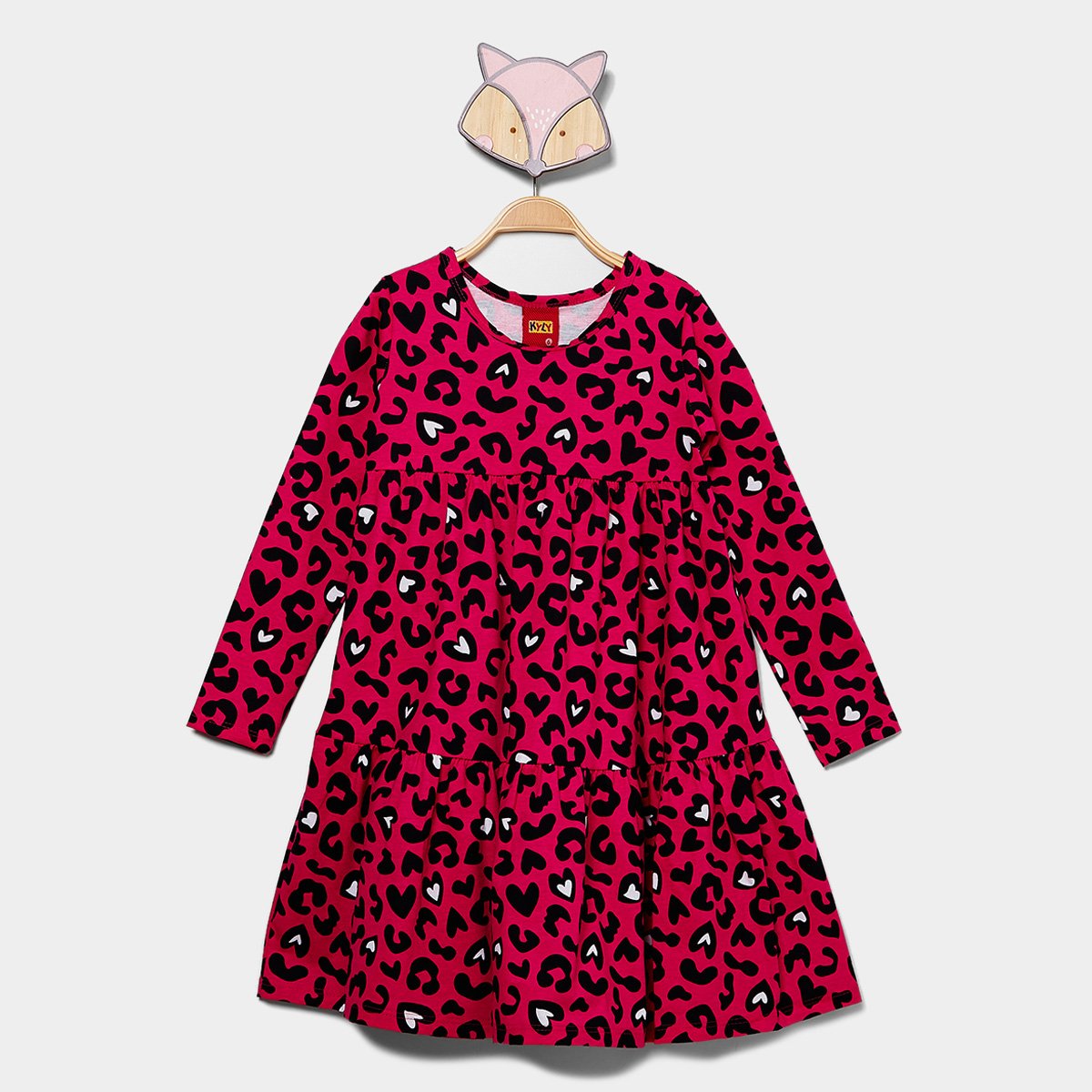 Miniatura Vestido Infantil Kyly Menina Rosa - 4A
