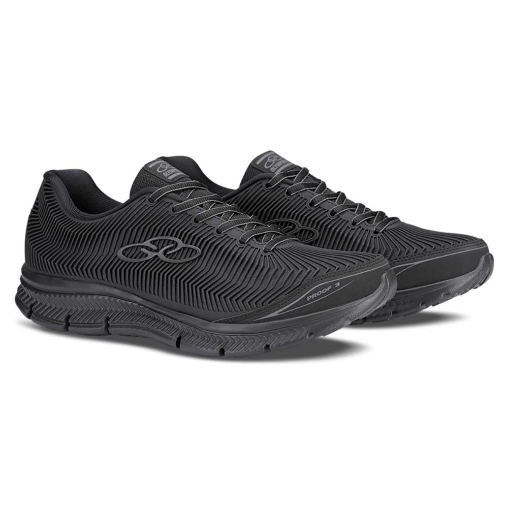 Miniatura Tênis Olympikus Proof 3 Masculino Preto / Chumbo - 38