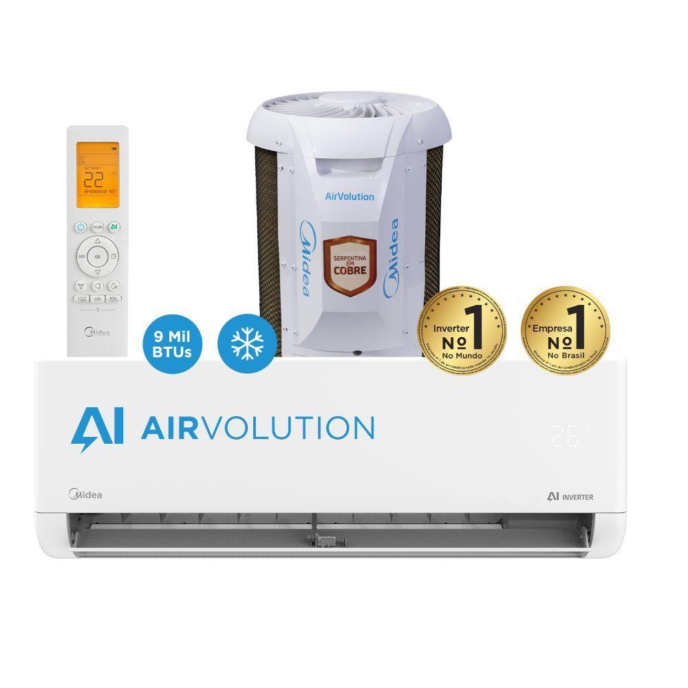 Miniatura Ar Condicionado Split Inverter Midea AI AirVolution 9000 BTUs Frio 220V 38TAVCA09M5