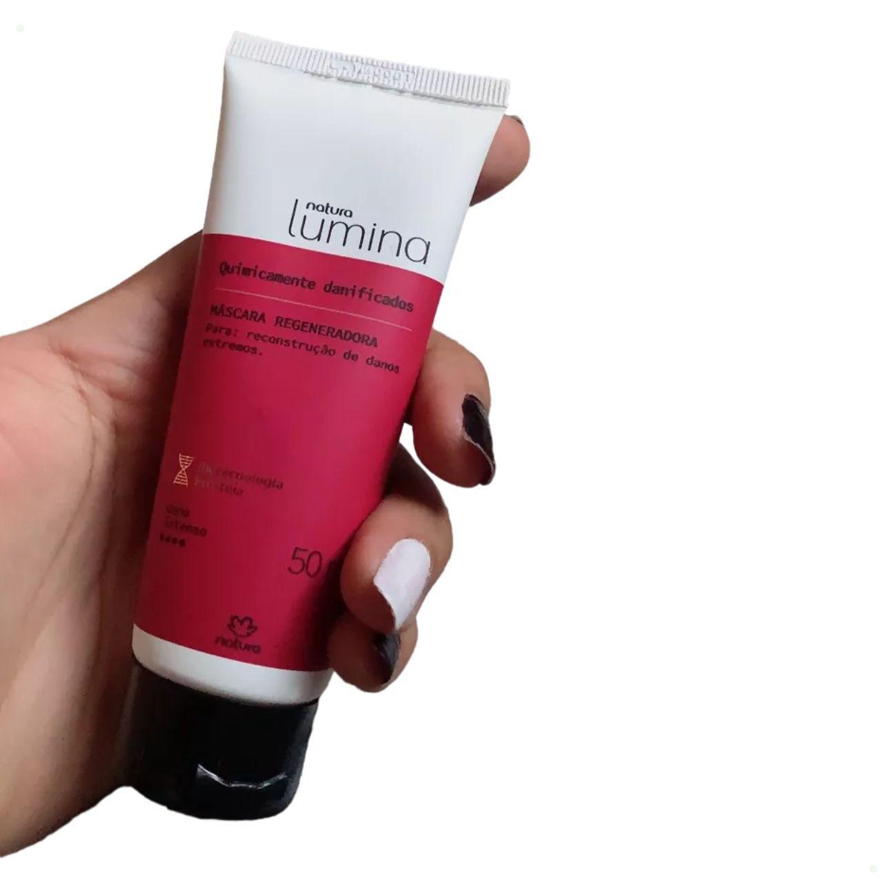 Miniatura Mini Máscara Reparadora Cabelo Seco Lumina Natura 50Ml Ref