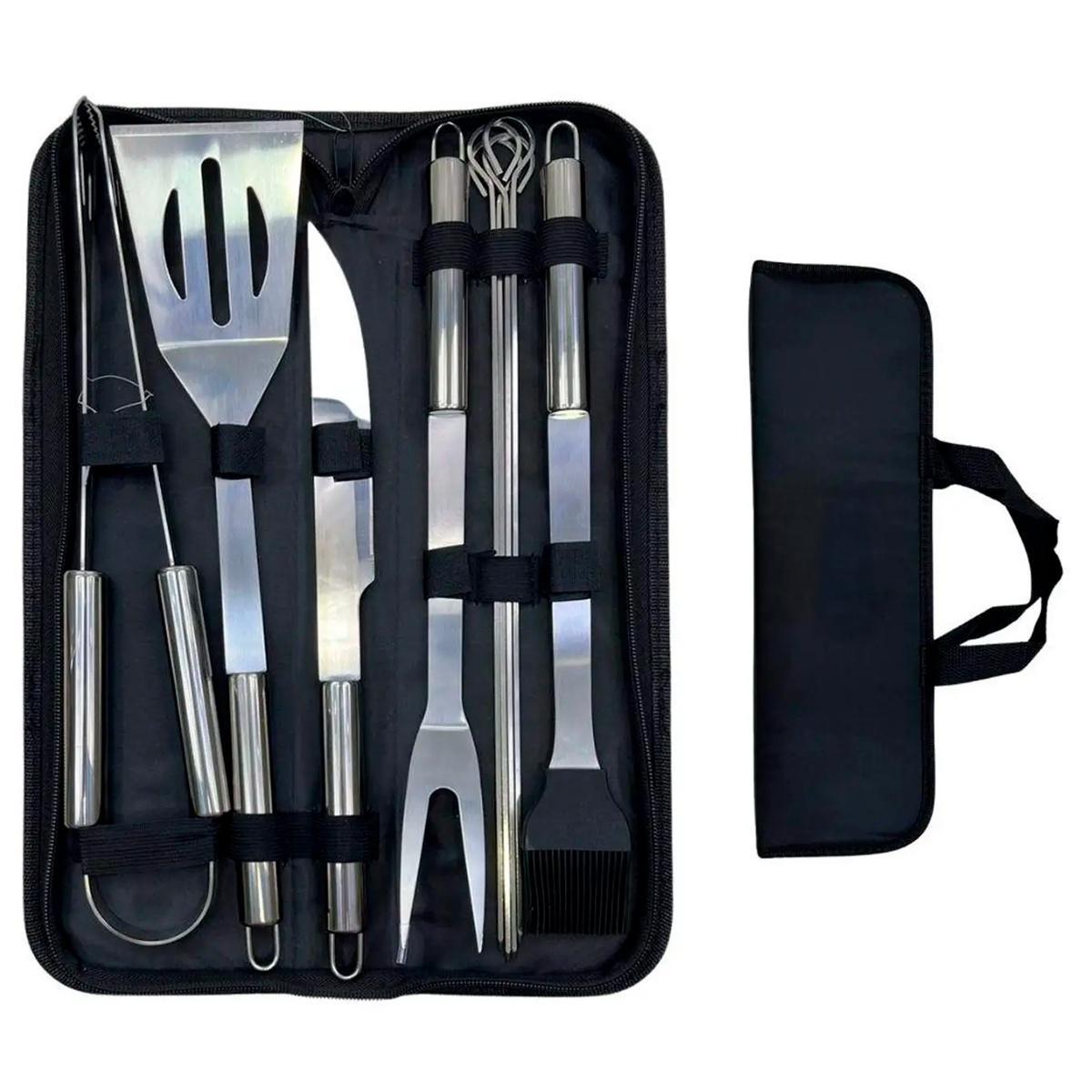 Miniatura Kit Churrasco De Luxo Para Churrasqueiro Experiente