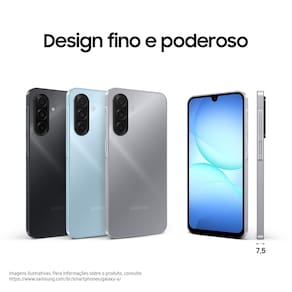 Celular Samsung Galaxy A17 4G Tela 6.7" 128GB Super AMOLED Câmera Tripla 50MP Preto