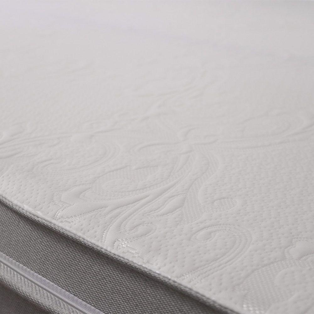 Sofá Cama Maldivas Dobrável Com Colchão 2.23m Jc Estofados Cinza