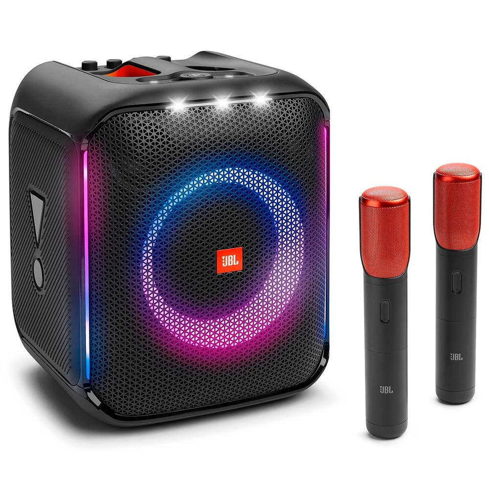 Miniatura Caixa de Som JBL Bluetooth PartyBox Encore, com Design à Prova de Respingos, 100W Bivolt