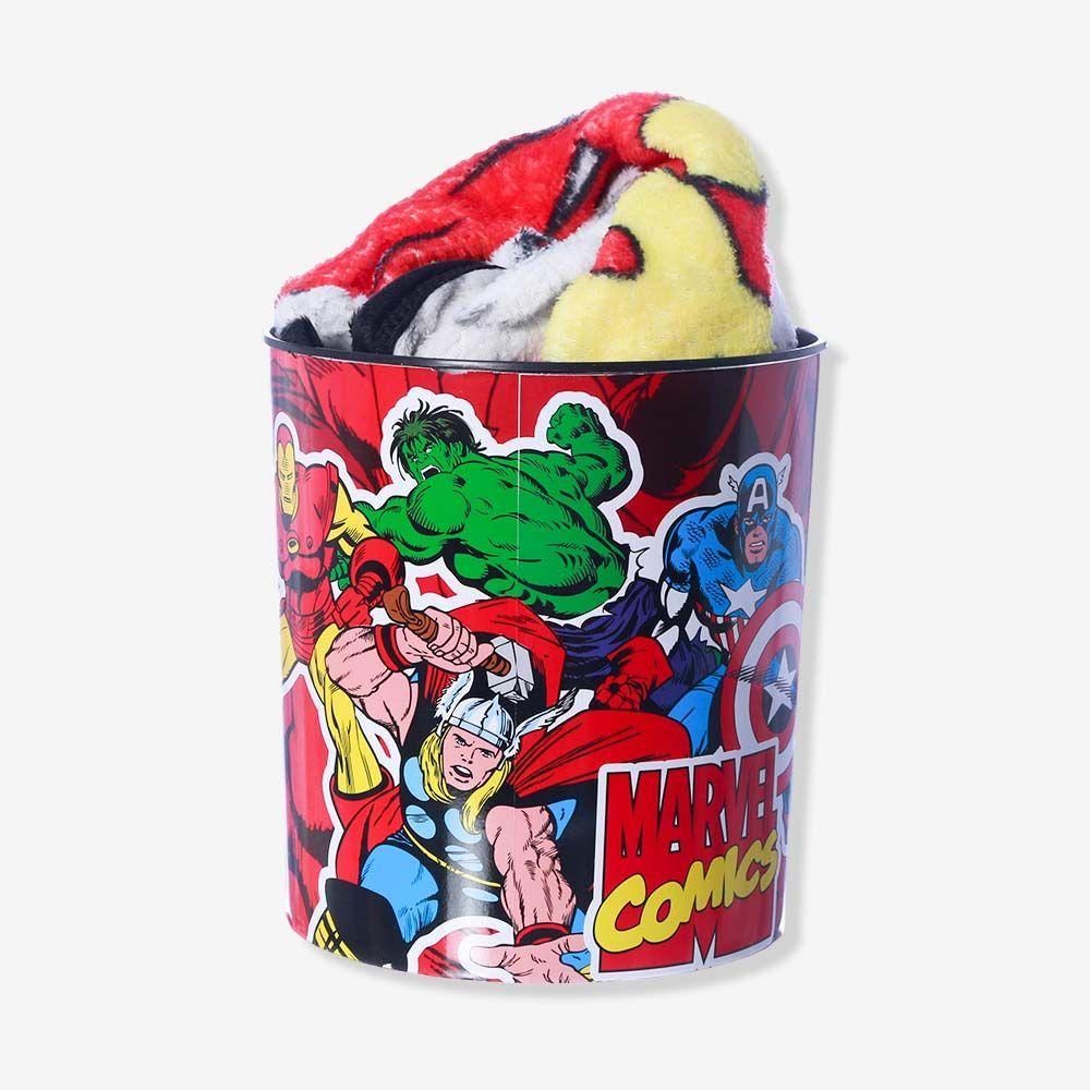 Miniatura Kit Manta Com Balde Marvel Comics