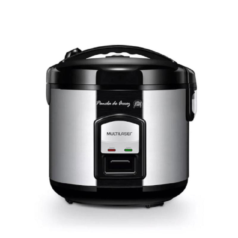 Miniatura Panela de Arroz Elétrica Gourmet de Inox 220V Multilaser - C