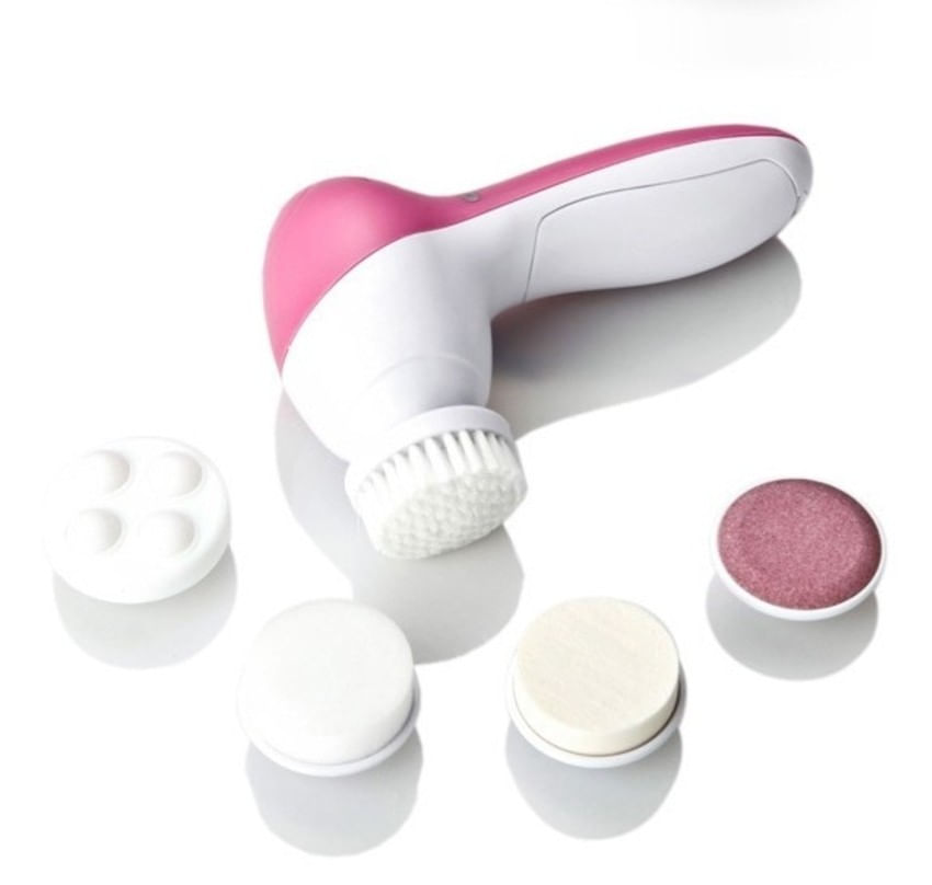 Miniatura Escova Elétrica Limpeza Facial Massageadora Esfoliação