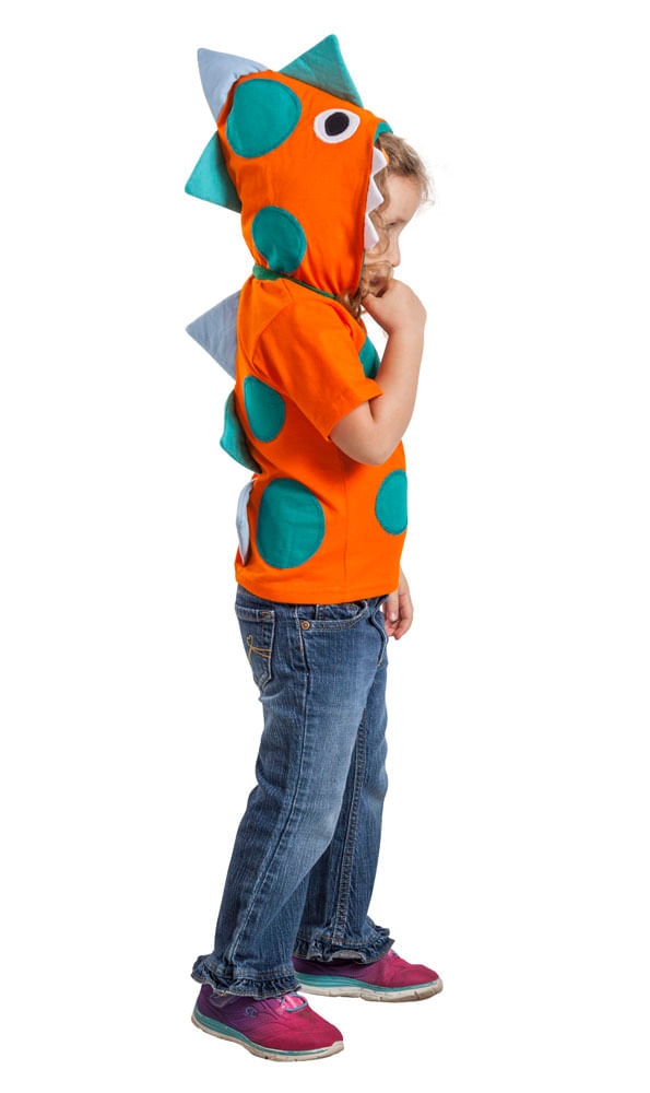 Miniatura Camiseta Dani Lessa de Capuz Dinossauro P