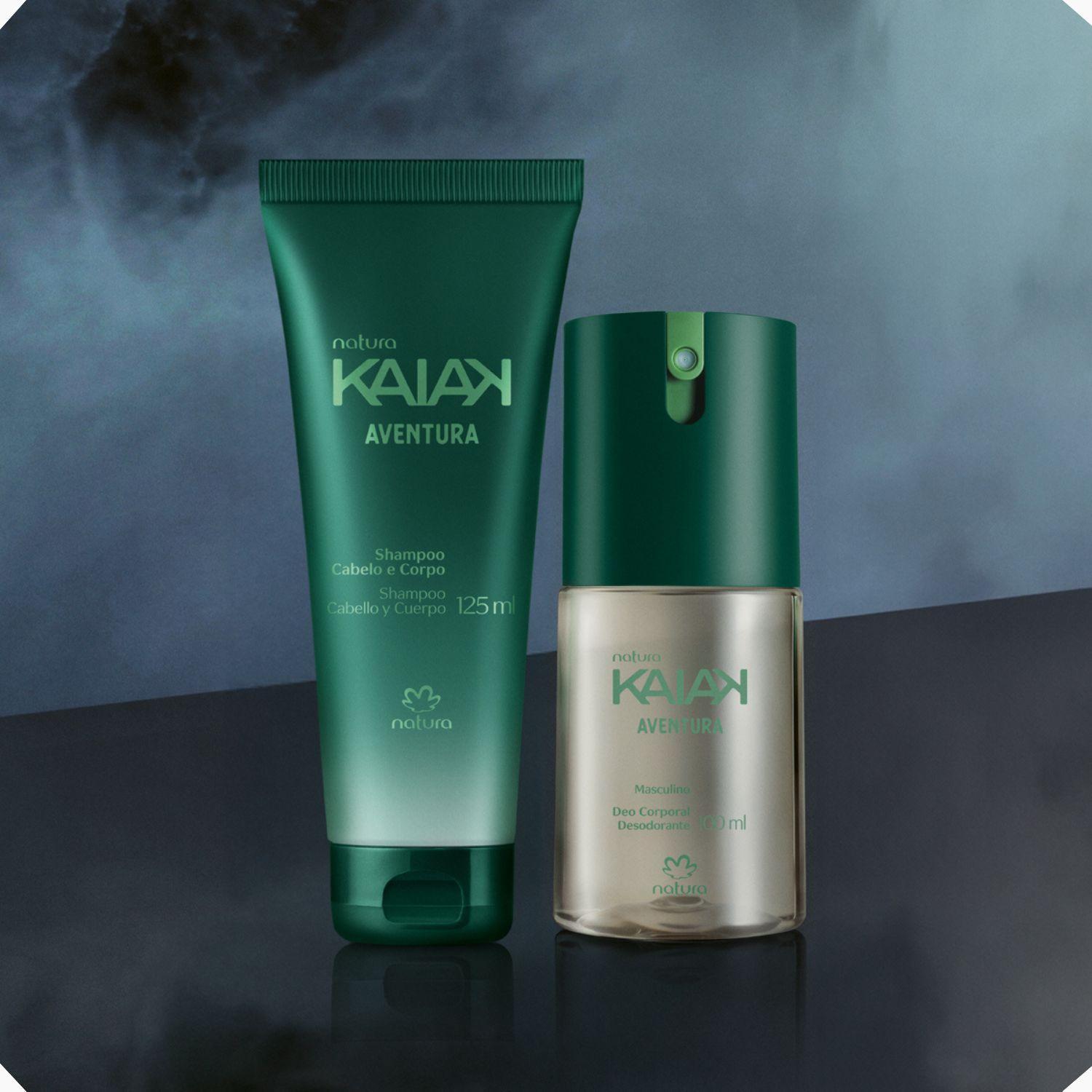 Presente Natura Kaiak Aventura Shampoo Cabelo E Corpo E