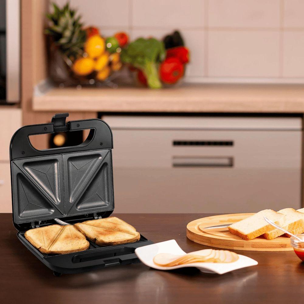 Miniatura Sanduicheira Elgin SAN3X Lunch Time 2 Sanduíches 800W 220V