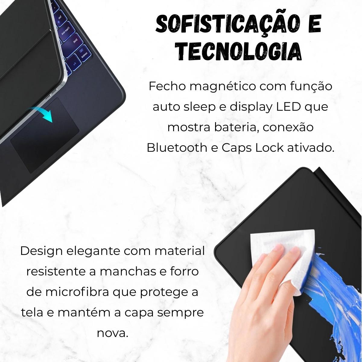 Capinha Encaixe Magnético Para Samsung S10 Fe 10.9 X520 X526