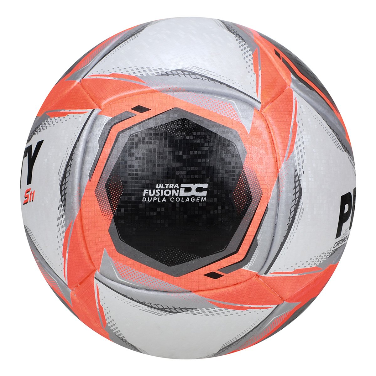 Miniatura Bola de Campo Penalty S11 R1 XXV Branco+Preto