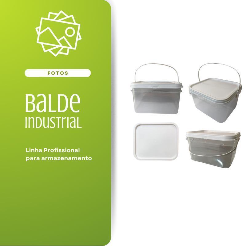 Pote Para Açai 2.4 Litros Transparente - Kit 10 Peças