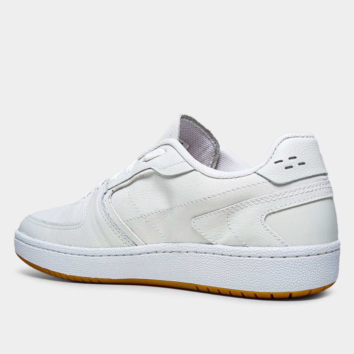 Miniatura Tênis Rainha Leather Branco+Bege - 44