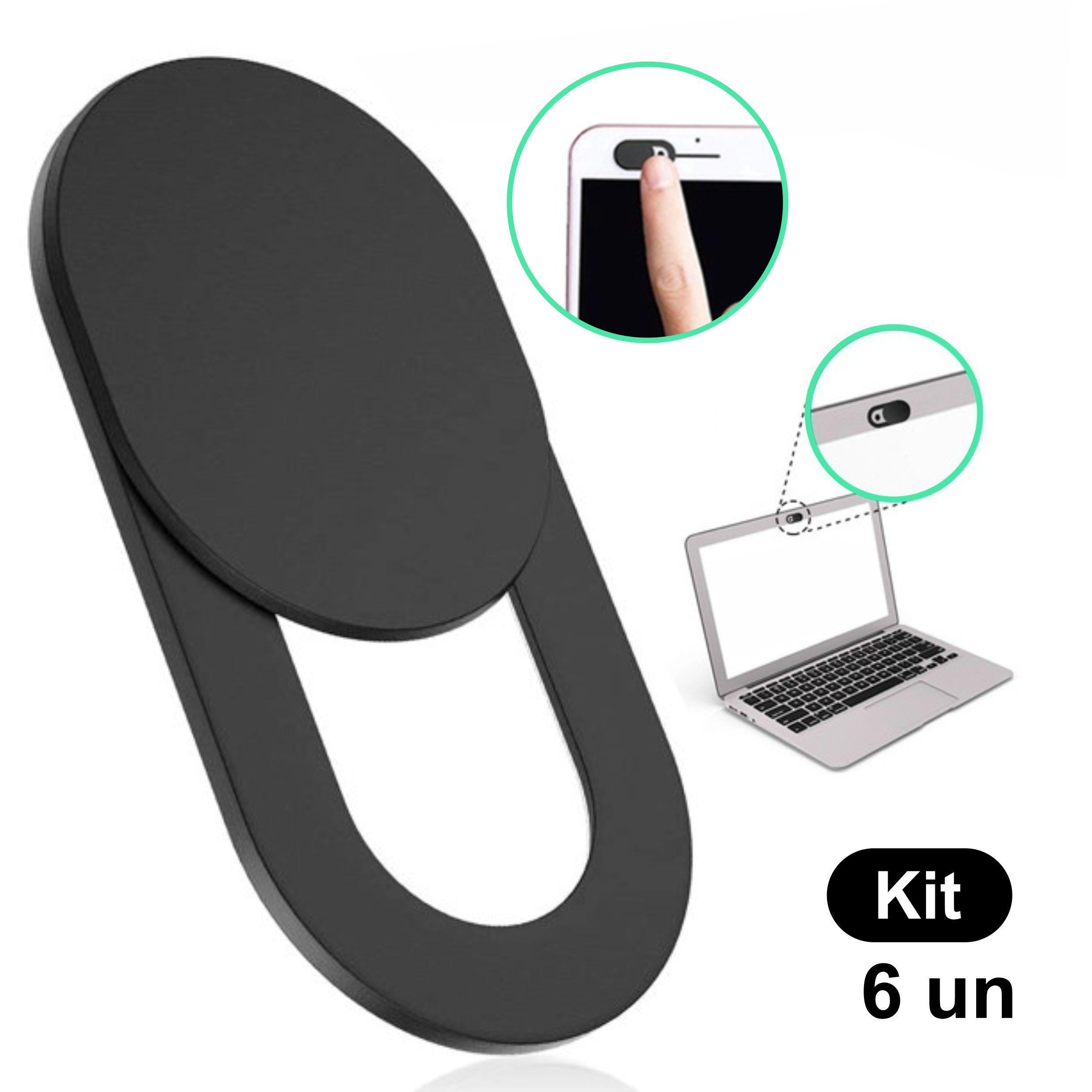 Miniatura Kit 6X Tapa Tampa Câmeras Protetor Esconde Webcam Cover