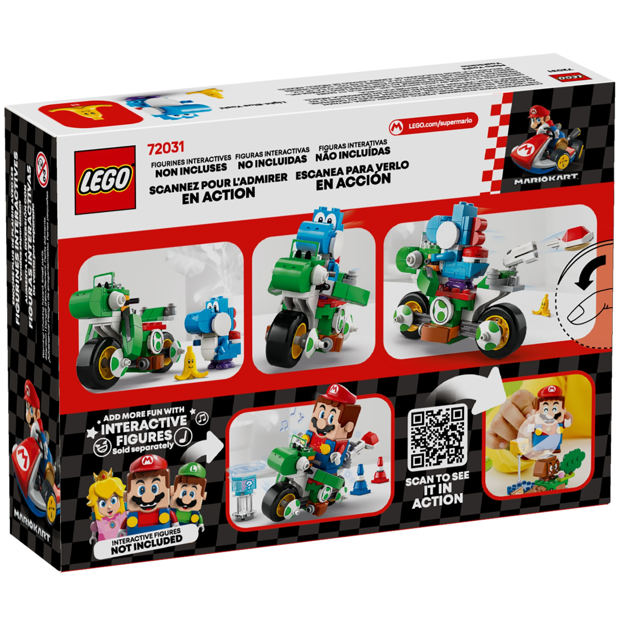 Miniatura LEGO Super Mario - Mario Kart™ – Moto Yoshi