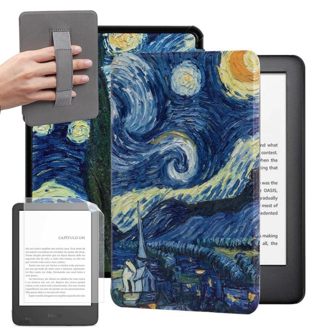 Miniatura Case Estampado Para Kindle Paperwhite 12 Sa568B + Película