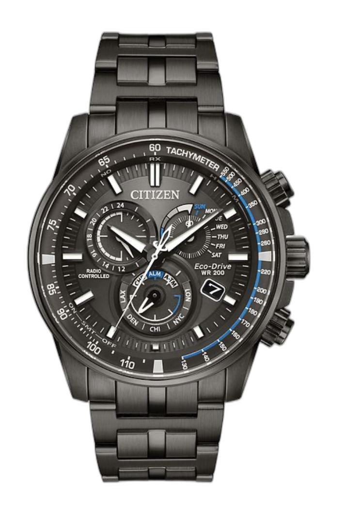 Miniatura Relógio Citizen Eco-Drive Radio Controlled At4127-52H