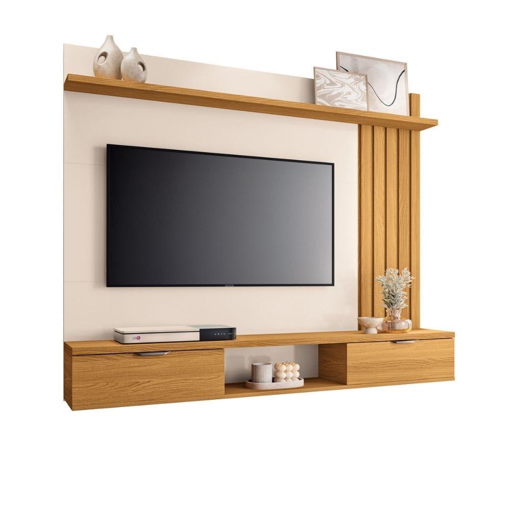 Miniatura Painel Suspenso Para Tv Lets 1.6 3390 Hb Cinamomo/off White