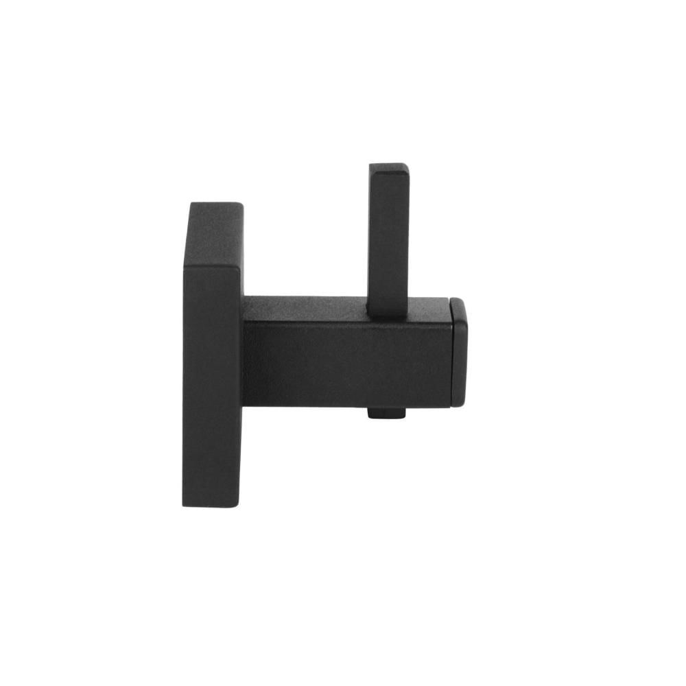 Miniatura Cabide Inox Square SQ12560 Ducon Metais Preto Fosco