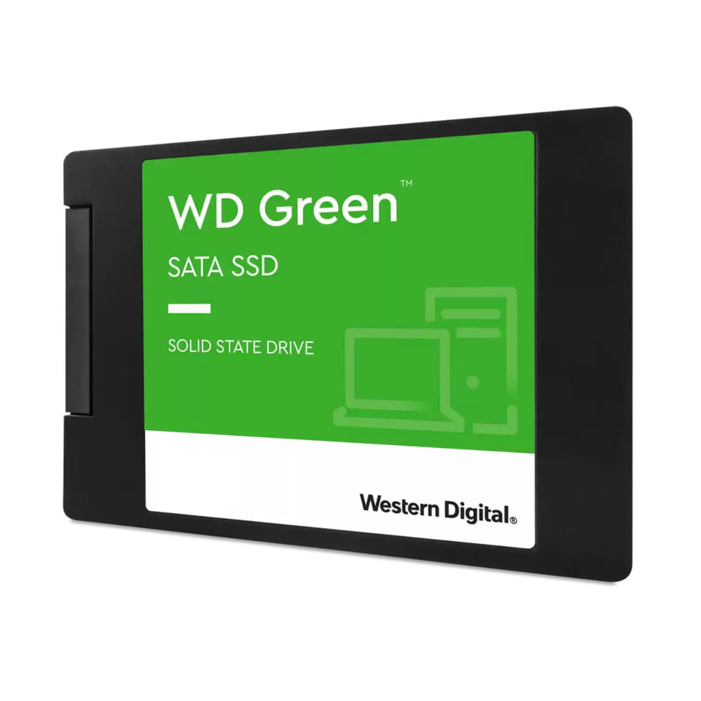 SSD WD Green 480GB 2,5 SATA III 545MB/s WDS480G2G0A Preto
