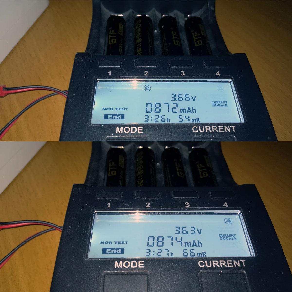 Miniatura 04 Baterias Li-Ion 14500 3.7 V 900 Mah Gtf