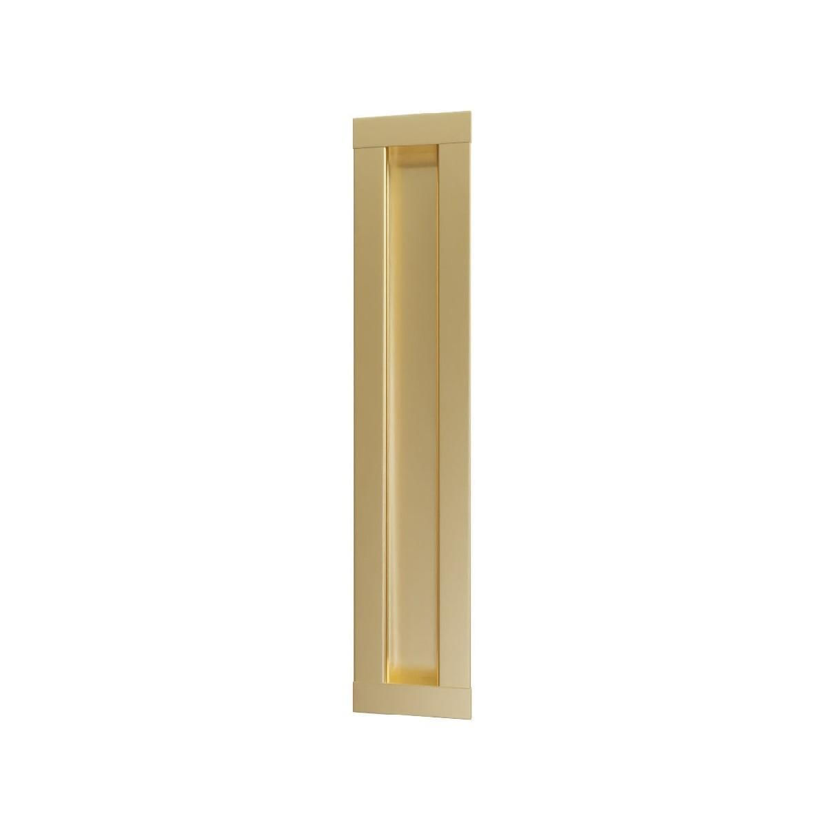 Miniatura Kit 2 Puxador Concha Celleno Dourado Matte Fosco 80 Cm Il255
