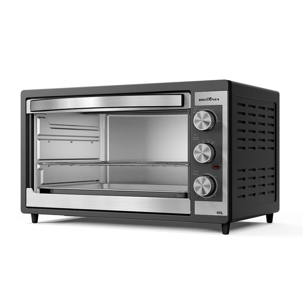 Miniatura Forno Elétrico 49L Britânia BFE49 Dupla Resistência 220V