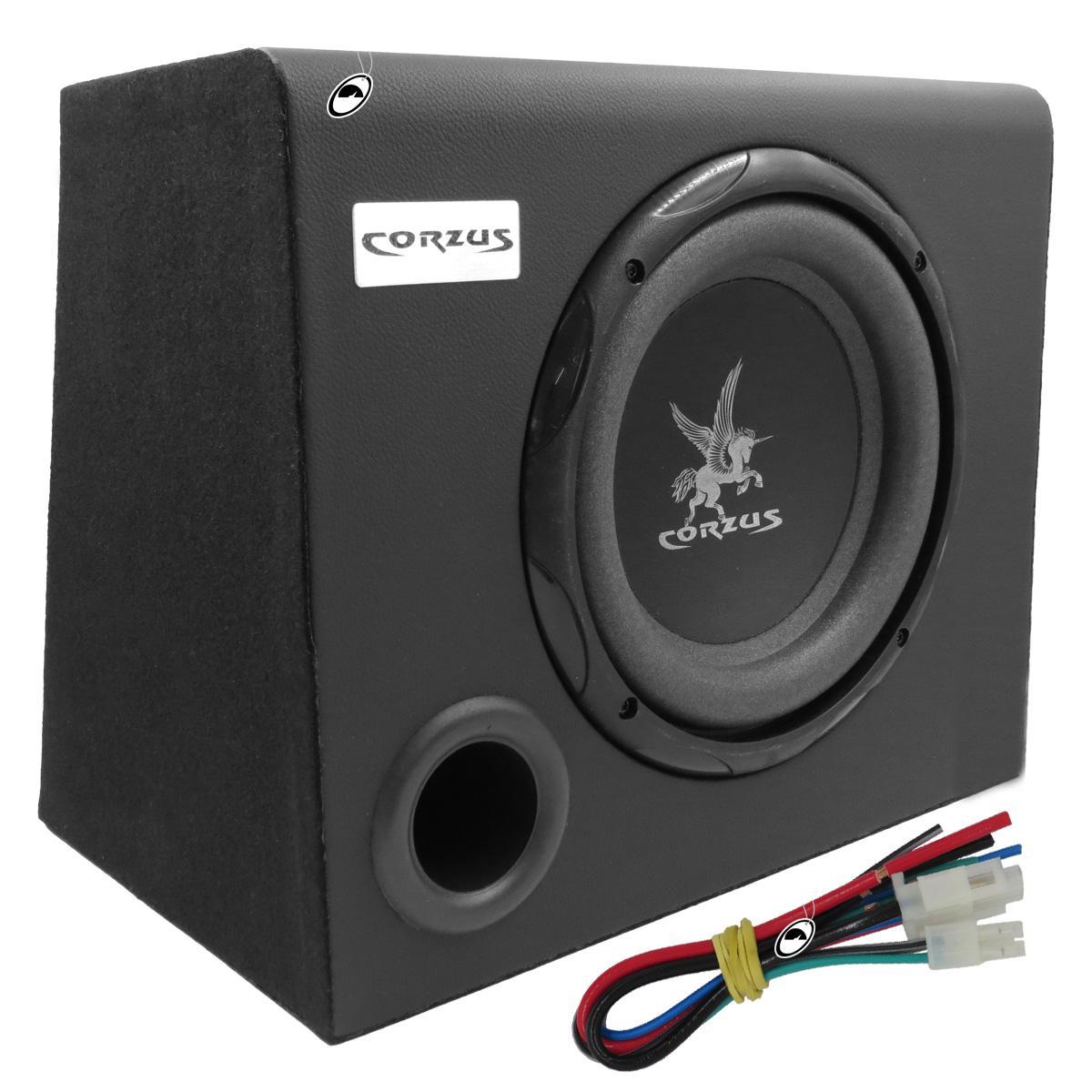 Miniatura Caixa Amplificada Automotiva Universal Cxs 200 Sub 8''