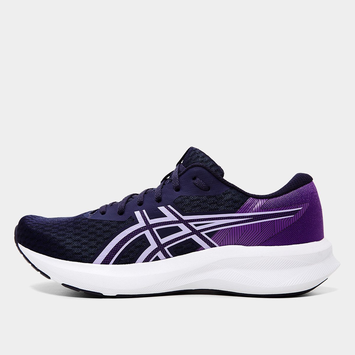 Miniatura Tênis Asics Patriot 14 Feminino Marinho+Roxo - 34