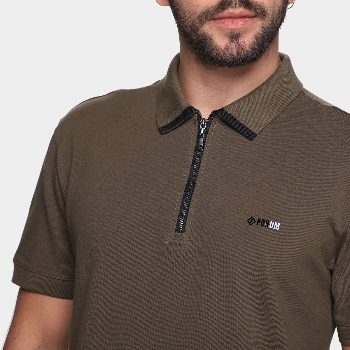 Miniatura Camisa Polo Forum X Masculina Verde - G