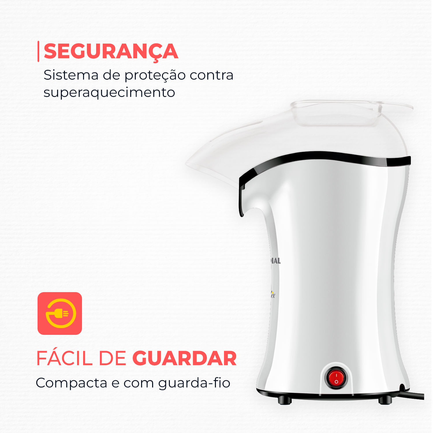 Pipoqueira Mondial  Popflix PP-04 PIPOQUEIRA-127V-BRANCO