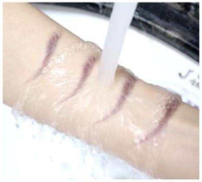 Adesivo Tatuagem Sobrancelha Longa Duração 4D Castanho 03