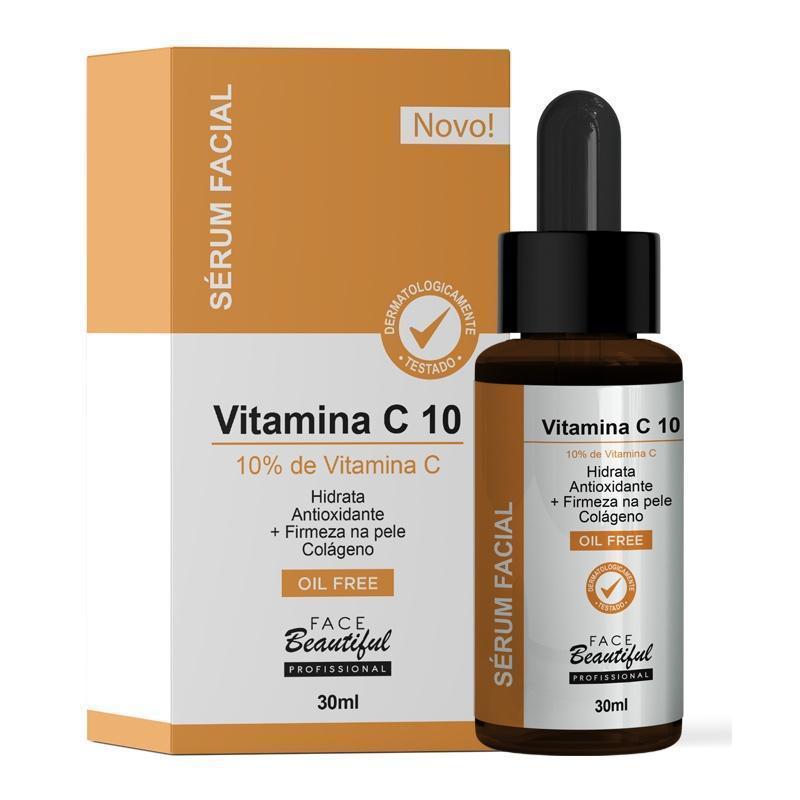 Miniatura Sérum Facial Oil Free 10% Face Beautiful Vitamina C 30Ml