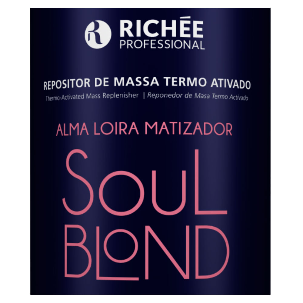Miniatura Richée Professional Soul Blond - Máscara Repositora de Massa Termo Ativado 1Kg