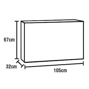 Cozinha Completa Bartira Ametista com 7 Portas e 3 Prateleiras - 246,2cm de largura Grapia Platinum