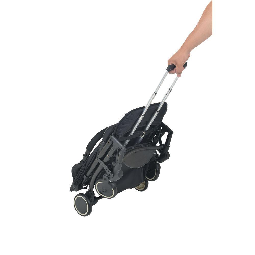 Miniatura Travel System Burigotto Carrinho De Bebê Zap Preto Com Bebê Conforto Touring X Vermelho