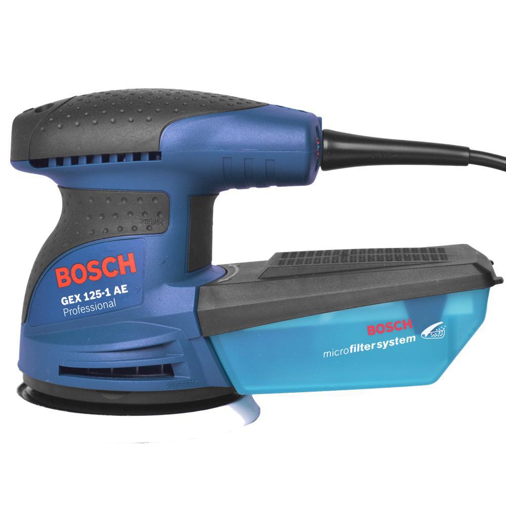 Miniatura Lixadeira Roto Orbital 250W Gex 125-1 Ae Bosch - 127V
