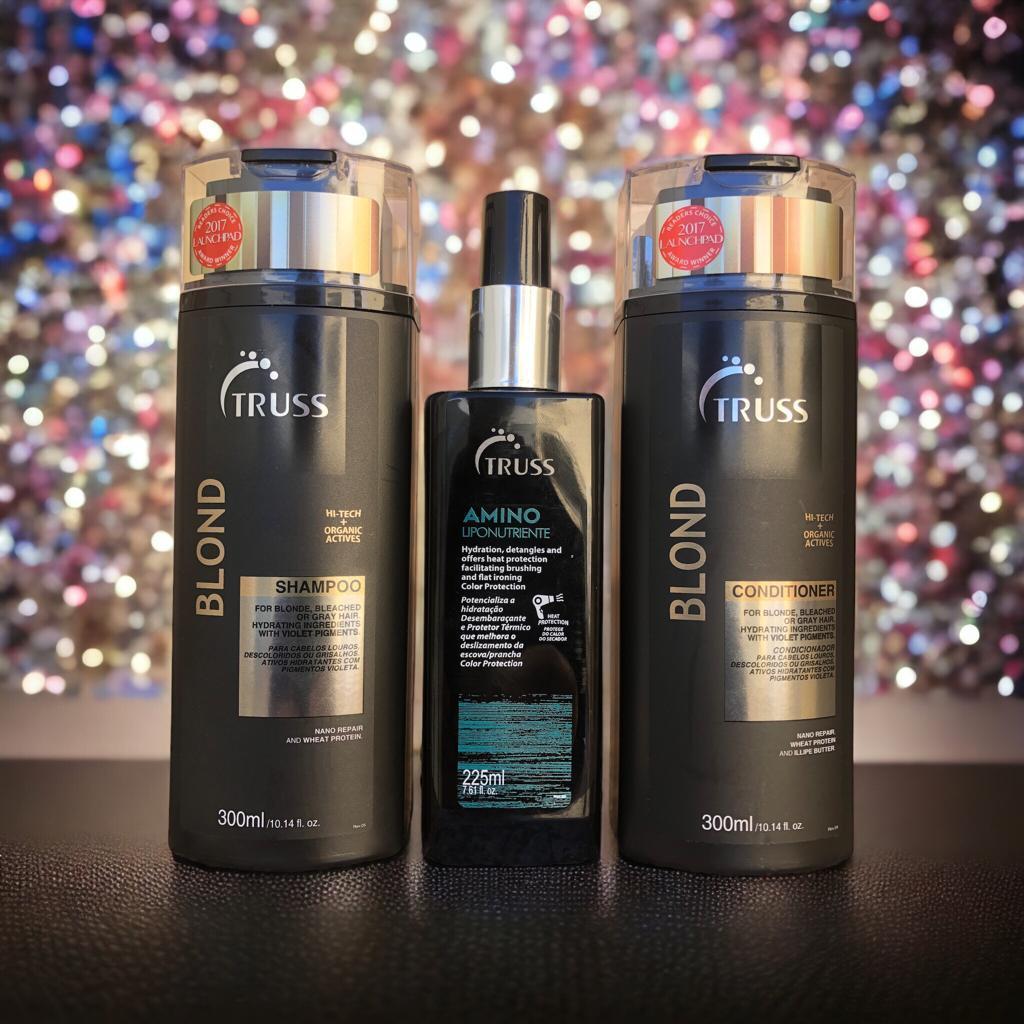 Miniatura Truss Blond Shampoo E Condicionador 300Ml + Amino 225Ml