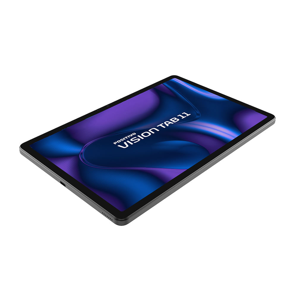 Tablet Positivo Vision TAB 11 com Capa Teclado e Caneta 4GB 128GB 4G 11” Full HD Octa-Core  Preto