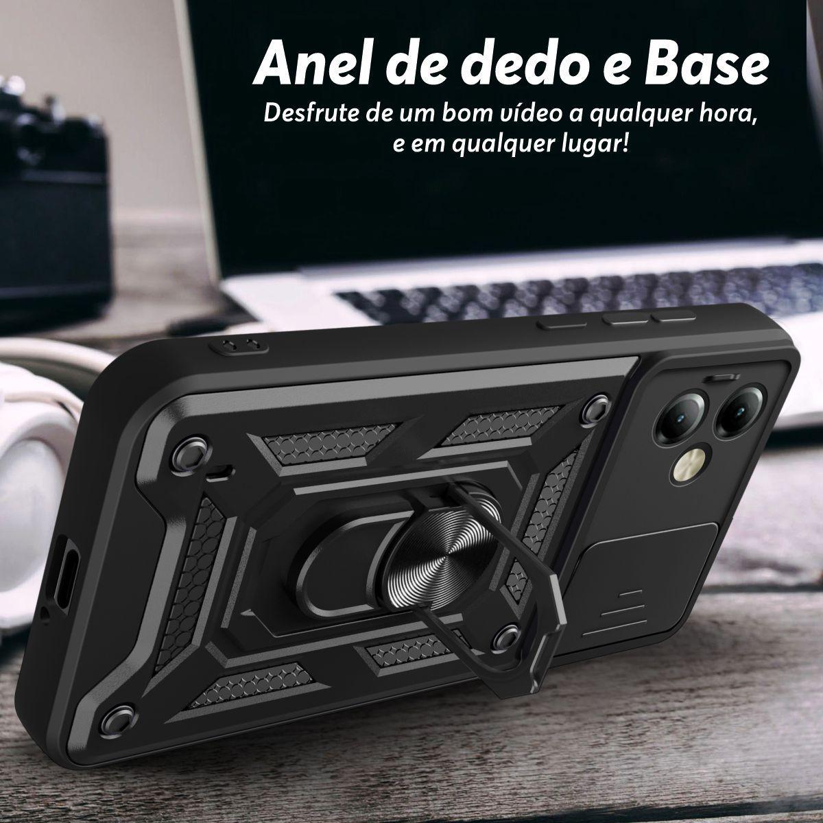 Miniatura Capa Case para Moto G14 - Resistente Anti Impacto - Preto