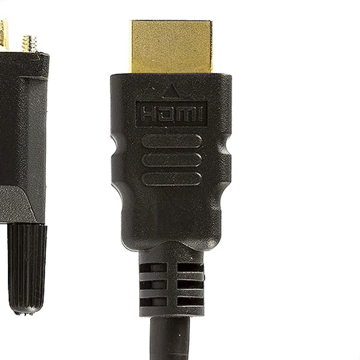 Miniatura Kit Com 10 Cabos Dvi Para Hdmi, 2 Metros Cirilo Cabos